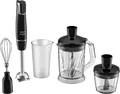 Tefal InfinyForce HB94L830 Hand Blender 1000W, Powelix Life Titanium Blades, Stainless Steel Foot, with XL Chopper 1L, Mini Chopper 0.5L and Whisk