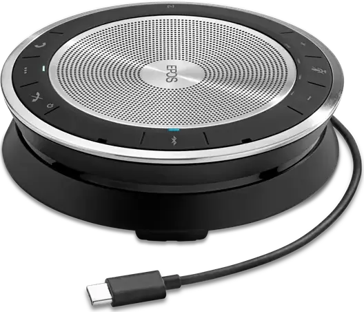 Microfon portabil pentru înregistrare vocală EPOS EXPAND SP 30+, Fără fir/Cu fir, Argintiu