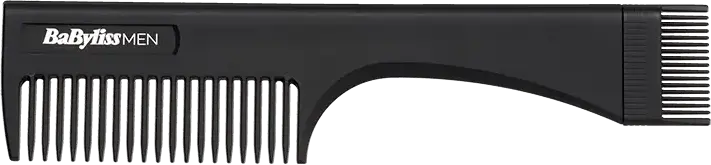 BaByliss T885E Men's Beard and Mustache Trimmer, Stainless Steel Self-Sharpening Blades, 23 Length Settings 0.5-12mm, Cordless & Corded, Black