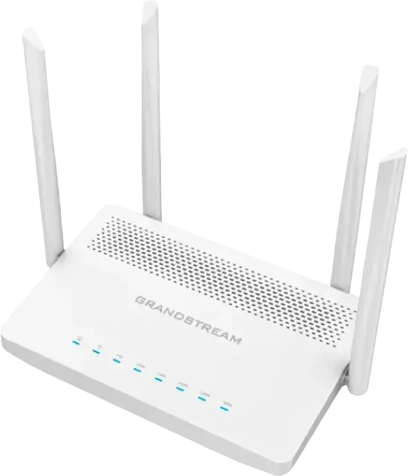 Router Wireless Dual-band Grandstream GWN7052F, 1.27 Gbps AC1200, 2x2 MU-MIMO, Procesor Dual-core 880 MHz, 4x LAN Gigabit, 1x WAN Gigabit, Port SFP, Alb