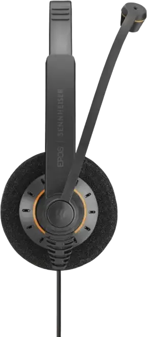 EPOS IMPACT SC 30 USB ML Mono Wired Headset, Microsoft Teams Certified, Noise-Cancelling Boom Microphone, Professional Call Center On-Ear Headphones, Black
