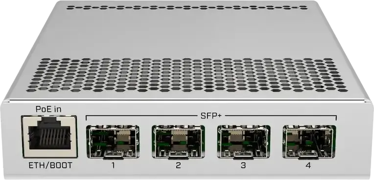 Comutator Router MikroTik CRS305-1G-4S+IN, Argintiu