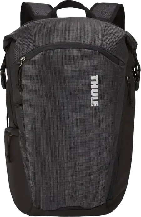 Thule EnRoute Camera Backpack 25L TECB125 3203904 Black Nylon, Fits 15.6" Laptop & 10.5" Tablet, Removable Camera Pod with Origami Dividers, Water Resistant