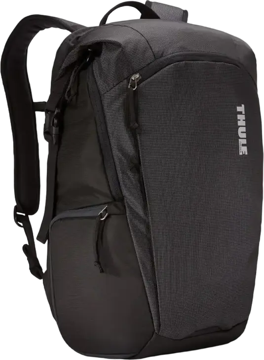 Thule EnRoute Camera Backpack 25L TECB125 3203904 Black Nylon, Fits 15.6" Laptop & 10.5" Tablet, Removable Camera Pod with Origami Dividers, Water Resistant