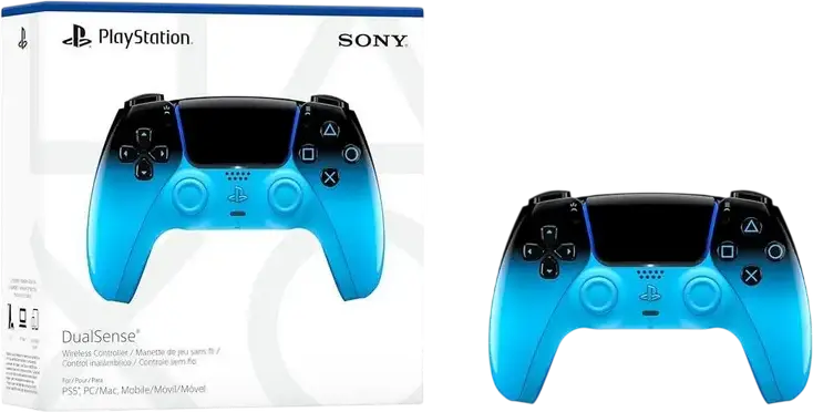 Controller Wireless Sony DualSense pentru PlayStation 5, Windows, Android, iOS - Feedback Haptic, Triggere Adaptive, Microfon și Difuzor Integrate