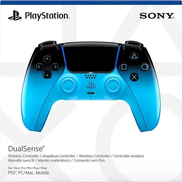 Controller Wireless Sony DualSense pentru PlayStation 5, Windows, Android, iOS - Feedback Haptic, Triggere Adaptive, Microfon și Difuzor Integrate