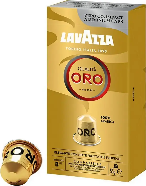 Cafea Lavazza Qualità Oro Nespresso, 10 buc