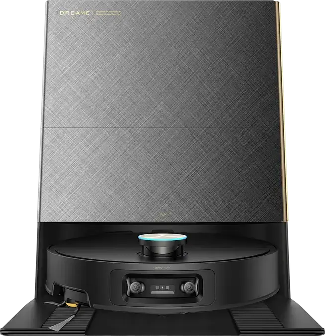 Робот-пылесос с влажной уборкой Dreame X60 Ultra Complete, мощность всасывания 35 000 Па, бинокулярное AI-зрение, гибкие швабры Omni-Scrub, станция PowerDock, черный