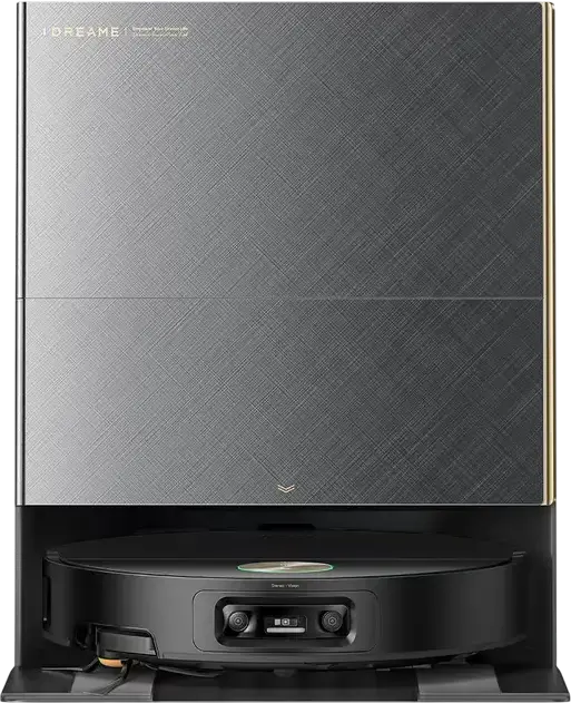 Робот-пылесос с влажной уборкой Dreame X60 Ultra Complete, мощность всасывания 35 000 Па, бинокулярное AI-зрение, гибкие швабры Omni-Scrub, станция PowerDock, черный