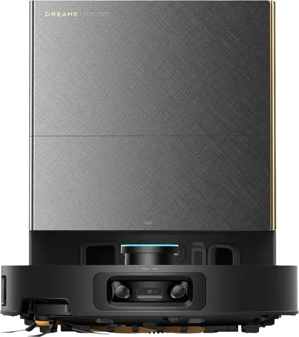 Робот-пылесос с влажной уборкой Dreame X60 Ultra Complete, мощность всасывания 35 000 Па, бинокулярное AI-зрение, гибкие швабры Omni-Scrub, станция PowerDock, черный
