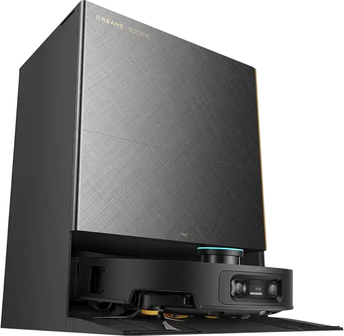 Робот-пылесос с влажной уборкой Dreame X60 Ultra Complete, мощность всасывания 35 000 Па, бинокулярное AI-зрение, гибкие швабры Omni-Scrub, станция PowerDock, черный