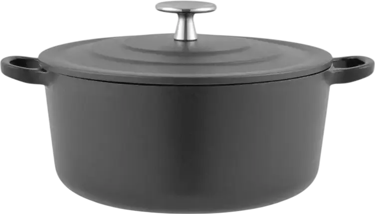 Cratiță Royal Van Kampen en Begee Cast, 3,3L, 22cm, Iron Black