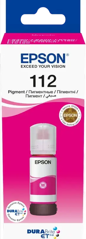 Recipient de cerneală Epson 112 EcoTank, C13T06C34A, Magenta