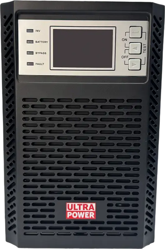 UPS Online Ultra Power PT-1K PT-1KS 1000VA 900W Tower, Sursă Neîntreruptă de Alimentare cu Ecran LCD, Slot SNMP, Conector EPO și Baterie Externă