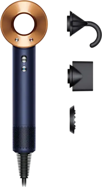 Fondul de păr Dyson Supersonic HD07 1600W cu Control Inteligent al Căldurii, Ionizare, 4 Setări Căldură, 3 Viteze și Accesorii Magnetice de Styling