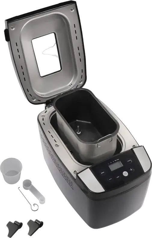 Gorenje BM1210BK Bread Maker, 800W, 1200g Max Capacity, 12 Programs including Gluten-Free, LCD Display, Non-Stick Removable Dish, Black
