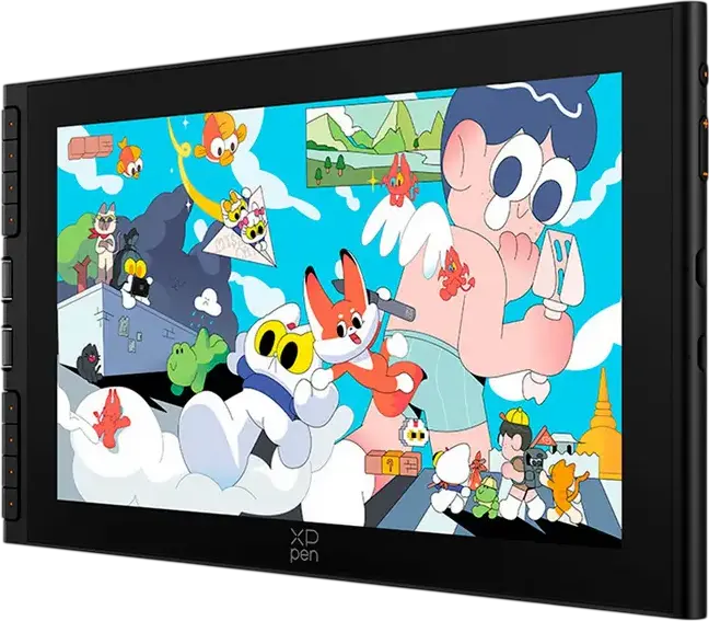 XP-Pen Artist 12 (Gen 3) Graphics Tablet, 11.9" FHD Full-Laminated Display, X4 Smart Chip Stylus 16384 Pressure Levels, 8 Hotkeys, 2 X-Dials, Black