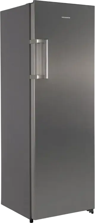 Heinner HFF-HS240NFXE++ Upright Freezer, Full No Frost, Inverter Technology, 240L Capacity, Electronic Control LED Display, Stainless Steel, 59.5x59x172 cm
