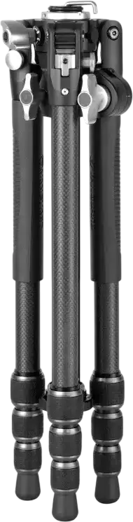 Vanguard VEO 3T+ 234CT Carbon Fiber Travel Tripod and Monopod, Ball Head, MACC Multi-Angle Center Column, Dual Axis Ball Head, 10kg Load, Black