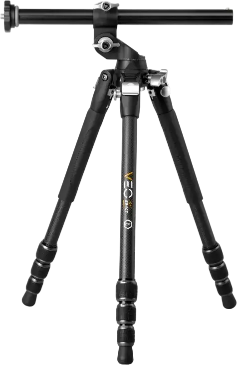Vanguard VEO 3T+ 234CT Carbon Fiber Travel Tripod and Monopod, Ball Head, MACC Multi-Angle Center Column, Dual Axis Ball Head, 10kg Load, Black