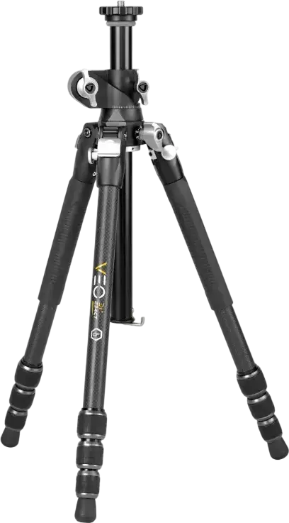 Vanguard VEO 3T+ 234CT Carbon Fiber Travel Tripod and Monopod, Ball Head, MACC Multi-Angle Center Column, Dual Axis Ball Head, 10kg Load, Black