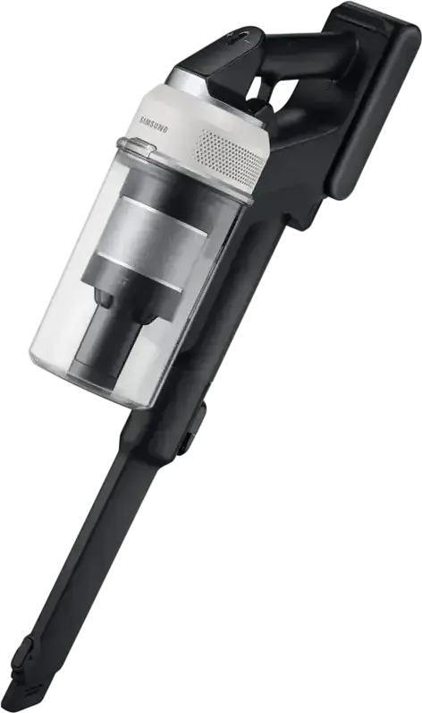 Aspirator Vertical fără Fir Samsung Jet 85S VS70H25WLG, Putere Aspirație 250W, Motor HexaJet, Filtrare HEPA, Rezervor 0.8L, Perie Slim LED, Negru