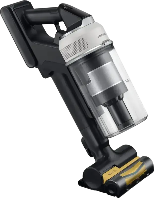 Aspirator Vertical fără Fir Samsung Jet 85S VS70H25WLG, Putere Aspirație 250W, Motor HexaJet, Filtrare HEPA, Rezervor 0.8L, Perie Slim LED, Negru