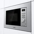 Встраиваемый микроволновый узел с грилем Gorenje BM 201 AG1X, объем 20 л, мощность 800 Вт/1000 Вт, LED-дисплей, нержавеющая сталь, серый