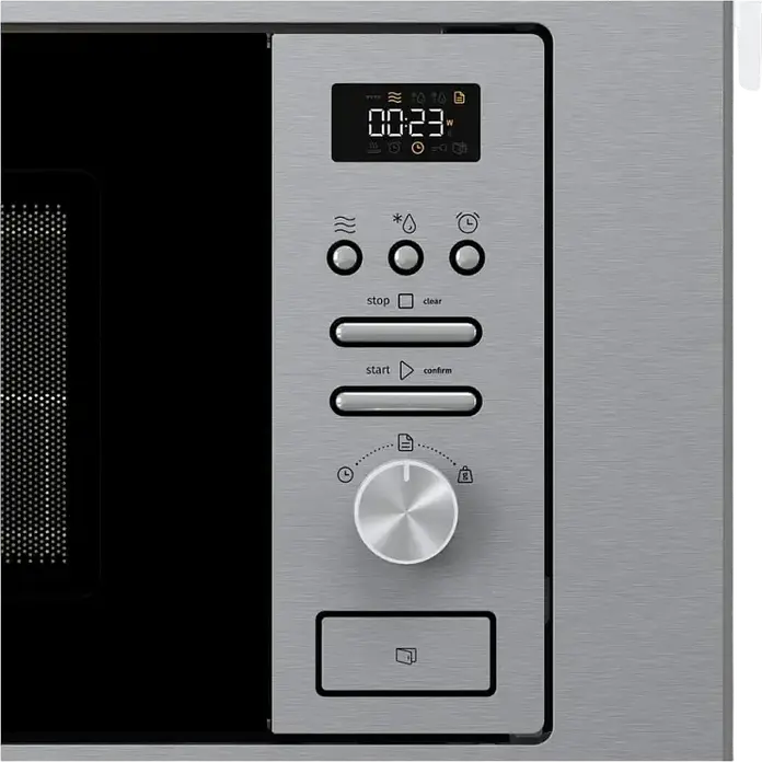 Встраиваемый микроволновый узел с грилем Gorenje BM 201 AG1X, объем 20 л, мощность 800 Вт/1000 Вт, LED-дисплей, нержавеющая сталь, серый