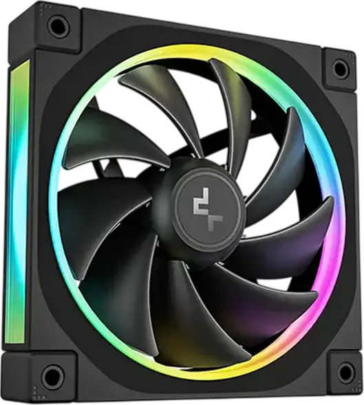 Deepcool LQ360 ULTRA ARGB AIO Liquid CPU Cooler, Black, 360mm Aluminum Radiator, 6th Gen Pump, 3x FL12 PWM Fans, LED Digital Dashboard, Intel LGA 1851/1700/1200/115X, AMD AM5/AM4
