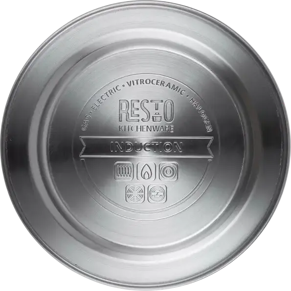 Resto 90602 Perseus Whistling Kettle, 3L Stainless Steel, Multi-layer Capsule Bottom for Induction, Gas, Electric, Halogen, VitroCeramic, Grey