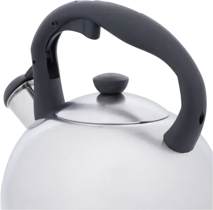 Resto 90602 Perseus Whistling Kettle, 3L Stainless Steel, Multi-layer Capsule Bottom for Induction, Gas, Electric, Halogen, VitroCeramic, Grey