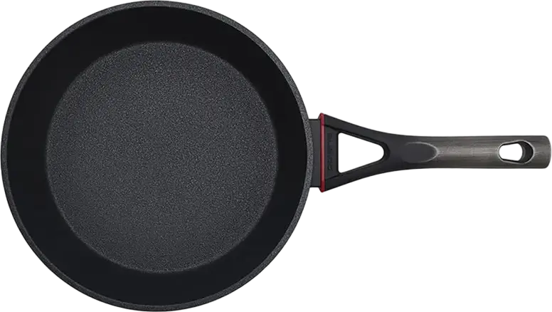 Polaris PRO collection 24FP Deep Frying Pan, 24cm, Aluminium with DIAMANT-3X PRO Non-Stick Coating, Induction Compatible, Bakelite Handle, Black