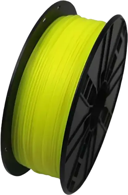 Filament pentru imprimantă 3D Gembird 3DP-ABS1.75-01-FY, ABS, Galben Fluorescent, 1.75 mm, 1kg