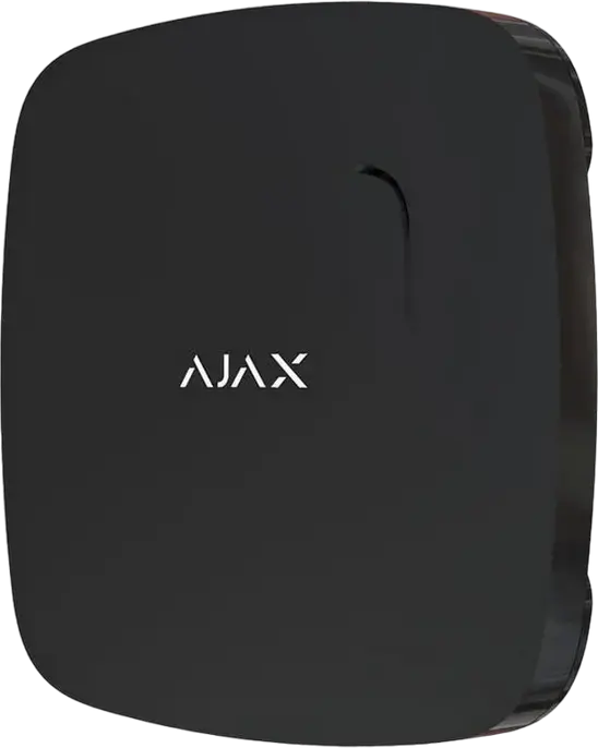 Ajax FireProtect Plus Wireless Indoor Fire Detector, Smoke, CO and Temperature Sensor, 85dB Siren, Jeweller Protocol, Black