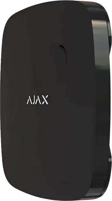 Ajax FireProtect Plus Wireless Indoor Fire Detector, Smoke, CO and Temperature Sensor, 85dB Siren, Jeweller Protocol, Black