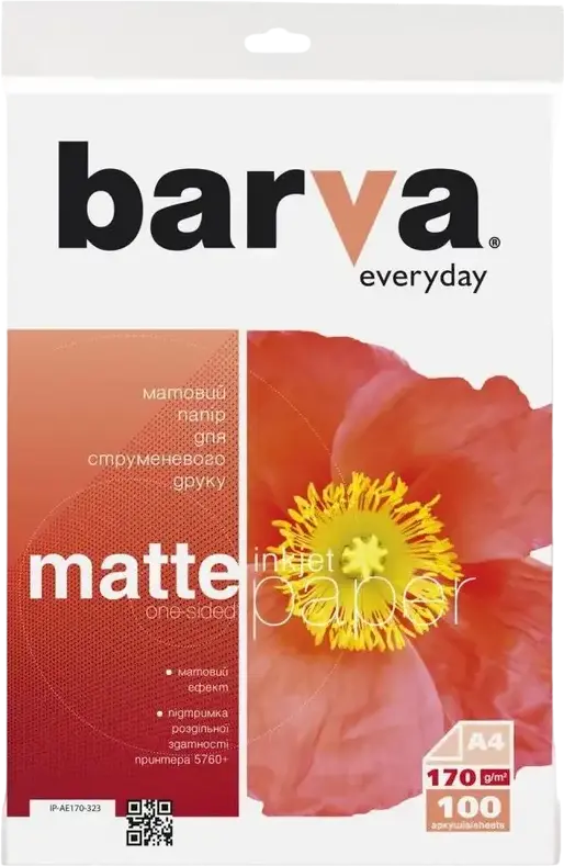 Hârtie fotografică Barva Everyday Matt, A4