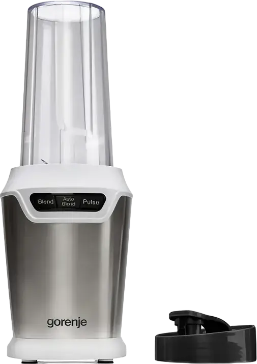 Gorenje BN700XG Countertop Nutrition Blender, 700W, 1L Glass Jar, 6 Stainless Steel Blades, 3 Speed Settings with Pulse Mode, Silver