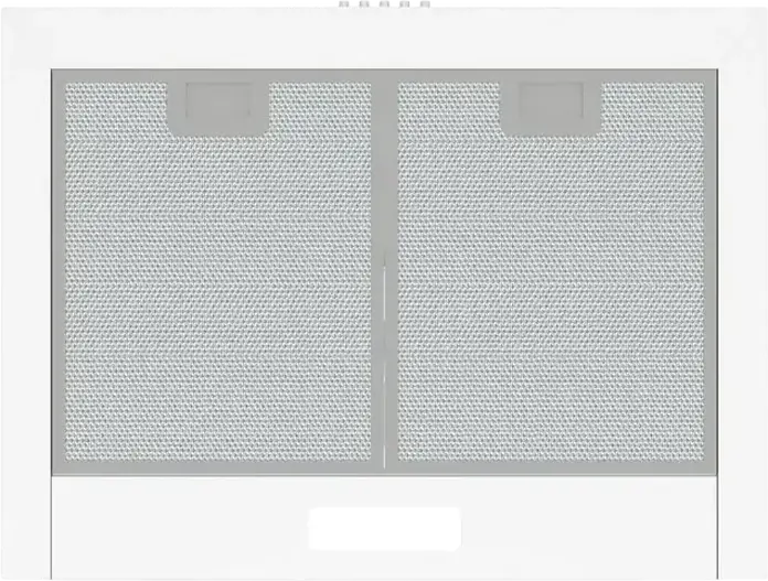 Gorenje WHC 629 E4W Wall-Mounted Decorative Kitchen Hood, White Stainless Steel, 450 m3/h Extraction, 3 Speed Settings, LED Lighting, 60 cm