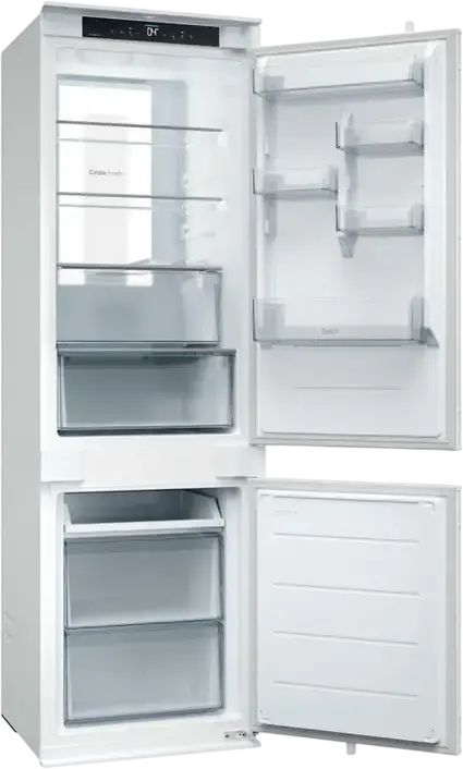 Frigider Congelator Incorporabil Candy CNBQT5518E Fresco 600, Total No Frost, Capacitate 251L, Alb, Control Smart hOn, Circle Fresh, Natura Fiber
