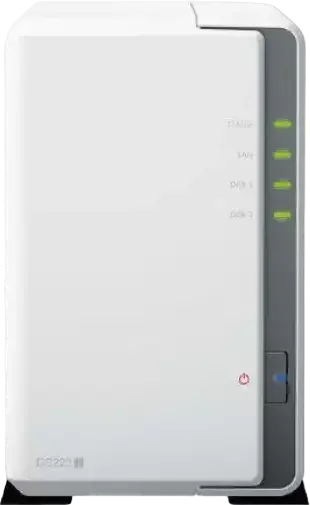 Stocare atașată la rețea SYNOLOGY DS223j, Alb