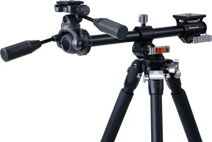 Vanguard VEO 3+ 263AP Aluminium Tripod with VEO 2 PH-38 Pan Head, Multi-Angle Central Column (MACC), 173.5cm Max Height, 6kg Load, Monopod Function