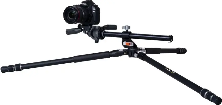 Vanguard VEO 3+ 263AP Aluminium Tripod with VEO 2 PH-38 Pan Head, Multi-Angle Central Column (MACC), 173.5cm Max Height, 6kg Load, Monopod Function