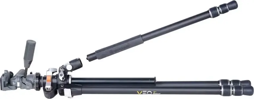 Vanguard VEO 3+ 263AP Aluminium Tripod with VEO 2 PH-38 Pan Head, Multi-Angle Central Column (MACC), 173.5cm Max Height, 6kg Load, Monopod Function