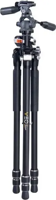 Vanguard VEO 3+ 263AP Aluminium Tripod with VEO 2 PH-38 Pan Head, Multi-Angle Central Column (MACC), 173.5cm Max Height, 6kg Load, Monopod Function
