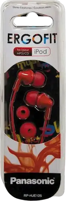 Casca In-Ear Panasonic RP-HJE125 Ergofit cu Fir, Driver Dinamic 10mm, Jack 3.5mm, Răspuns de Frecvență 10Hz-24kHz, Căști Tip Canal Ultraușoare