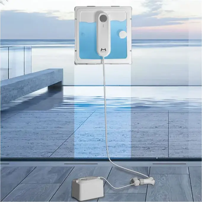 Baterie Portabilă HUTT E+ pentru Roboti de Curățat Geamuri, 5000mAh 19V 95Wh, Încărcare Rapidă 25W, Celule Auto, Albă