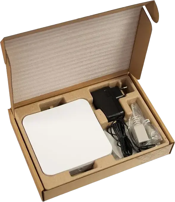 Acces punct wireless exterior MikroTik SXTsq Lite5 RBSXTsq5nD CPE 5GHz 300Mbps Antenă 16dBi Passive PoE Rezistent la intemperii Point-to-Point 12km Alb