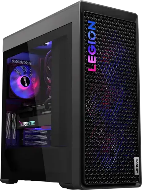 Lenovo Legion T7 34IAS10 Gaming Tower PC, Intel Core Ultra 9 285K, 32GB DDR5, 1TB NVMe SSD, NVIDIA GeForce RTX 5070 Ti 16GB GDDR7, Storm Grey
