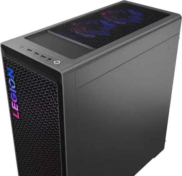 Lenovo Legion T7 34IAS10 Gaming Tower PC, Intel Core Ultra 9 285K, 32GB DDR5, 1TB NVMe SSD, NVIDIA GeForce RTX 5070 Ti 16GB GDDR7, Storm Grey